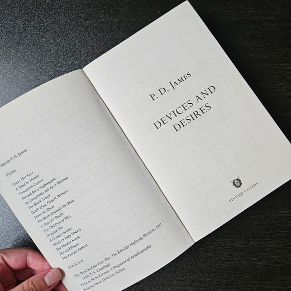 4/$20 Devices and Desires: An Adam Dalgliesh Mystery by P.D. James - Paperback - Picture 2 of 5